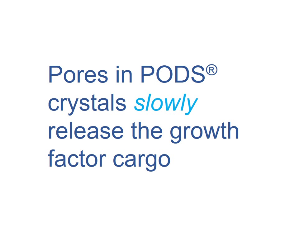 PODS sustained delivery proteins